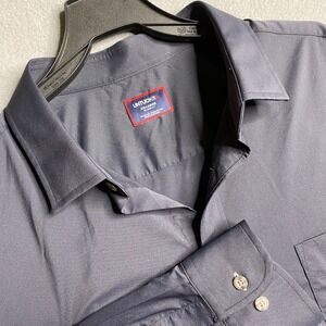 UNTUCKit Girondel Mens XX Large Relaxed Fit Button Down Shirt Black‎